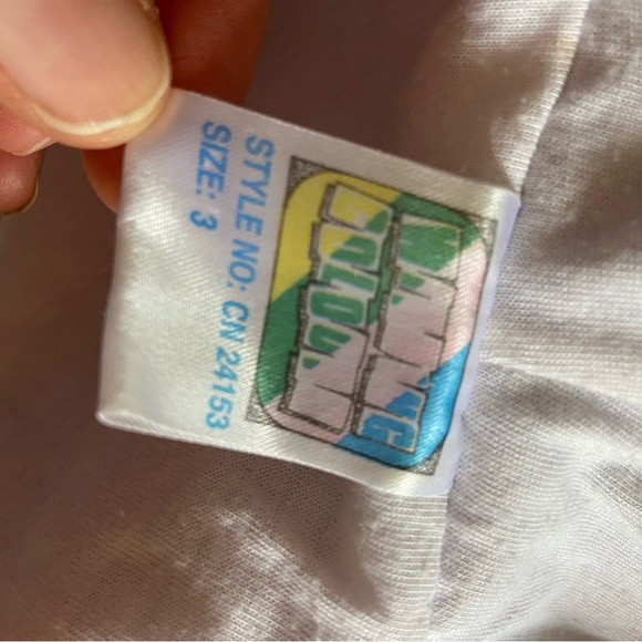 Vintage Pastel Coloured Toddler Wind Breaker Lined Jacket Size 2-3 - Picture 9 of 10